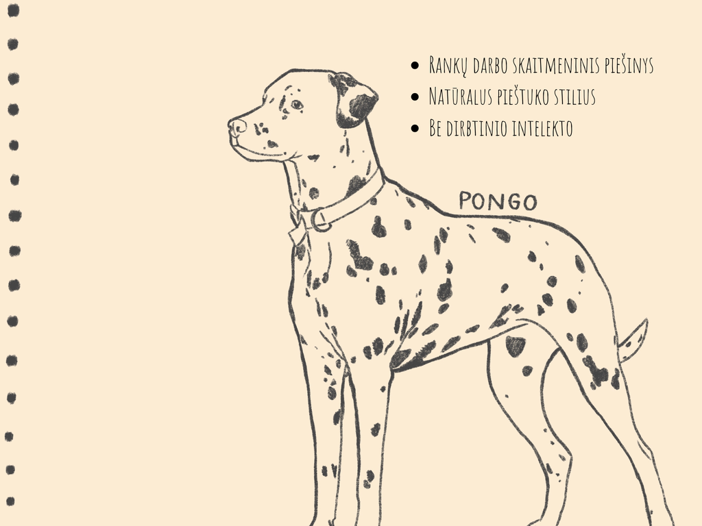 Minimalistinis Augintinio Portretas iš Nuotraukos