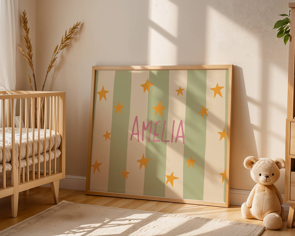 Personalizuotas vardo plakatas