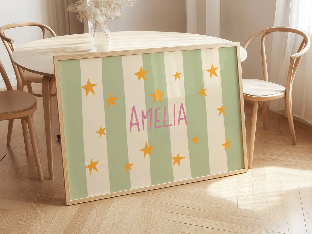Personalizuotas vardo plakatas