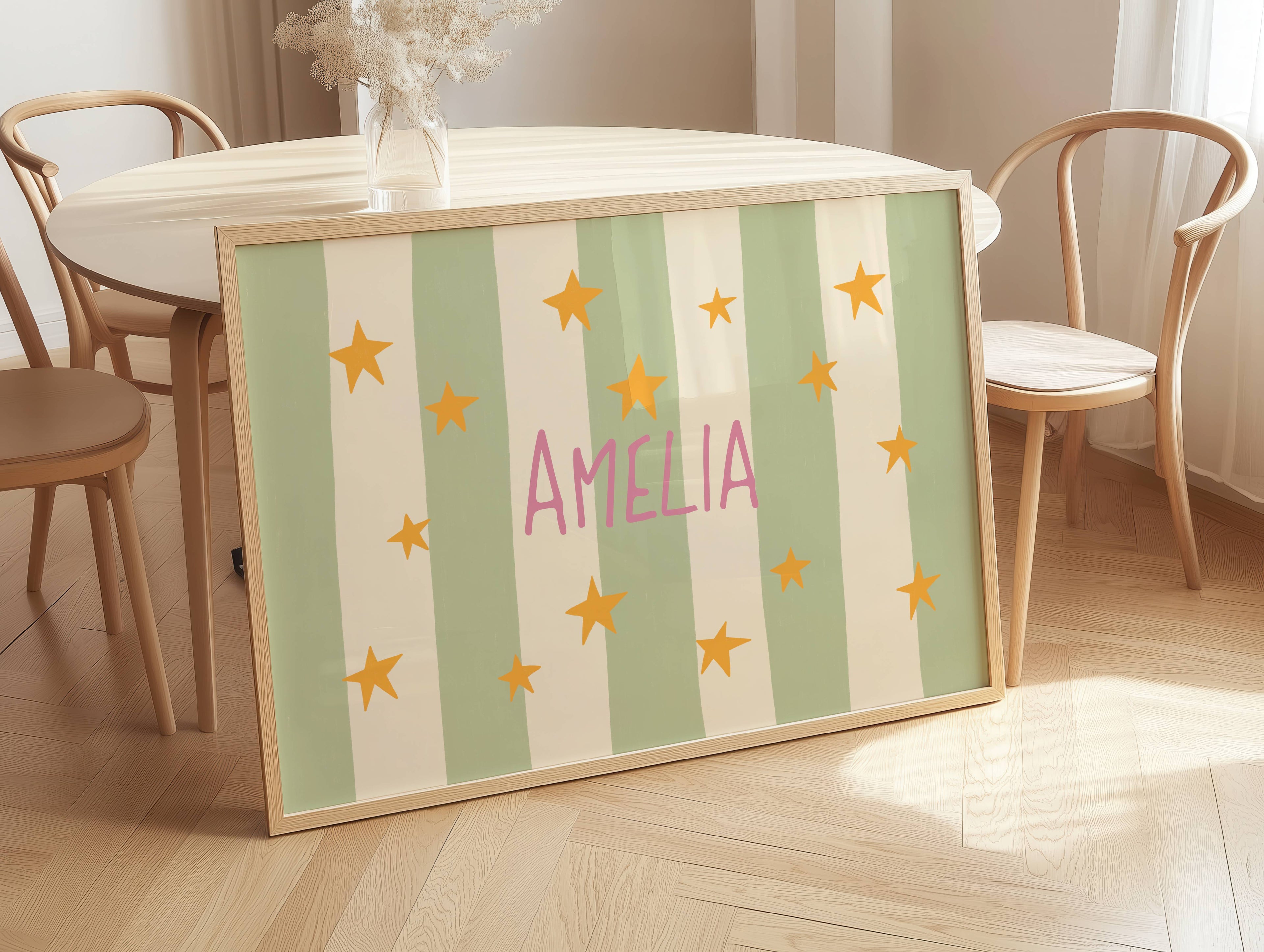Personalizuotas vardo plakatas